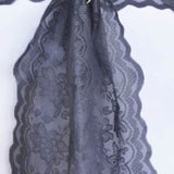 10 Pieces Pewter Caspari Lace Chair Sashes Decor for Weddings & Events 9" x 108"