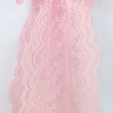 10 Pieces Pink Caspari Lace Chair Sashes for Elegant Event Seating Décor 9" x 108"