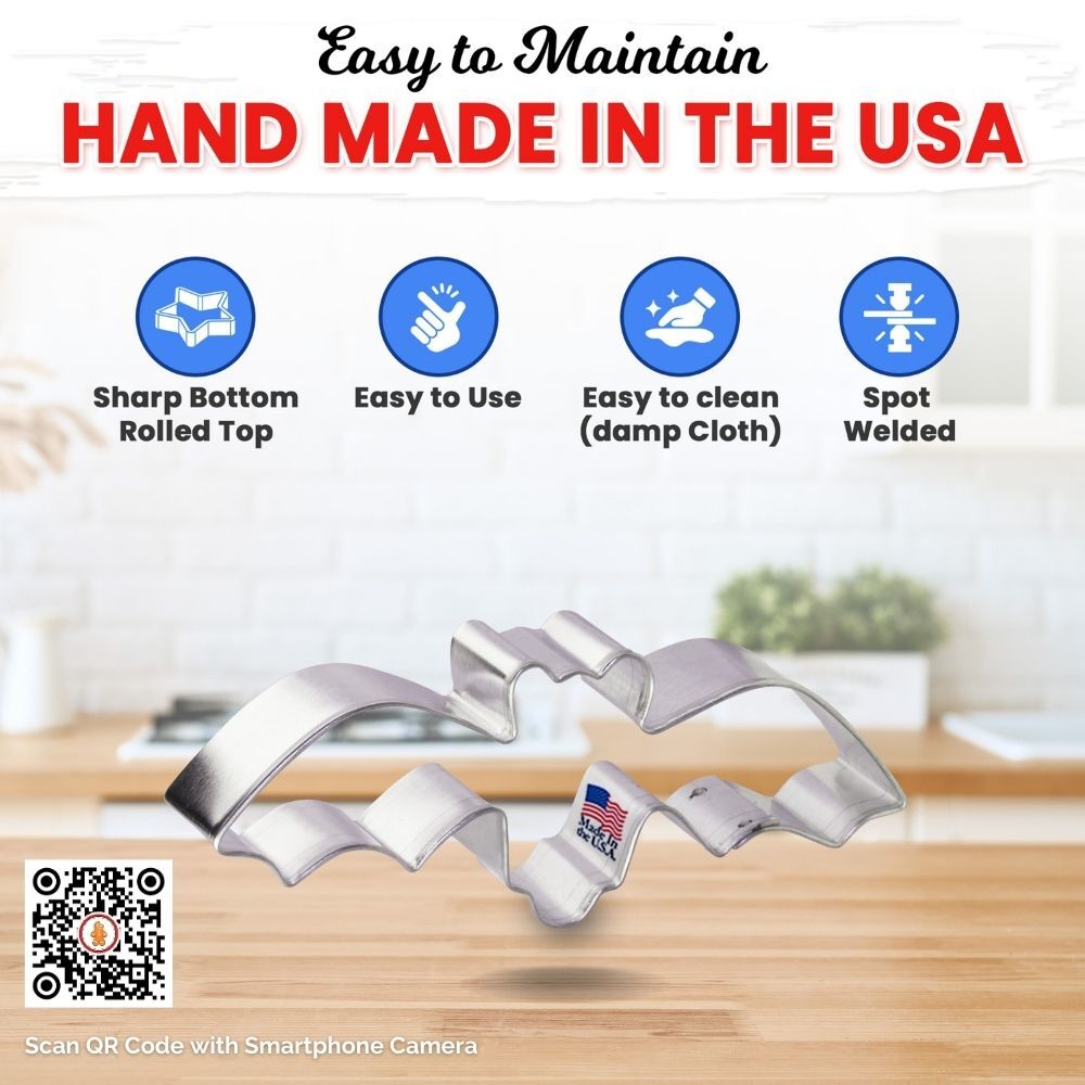 Bat Cookie Cutter 4.5 in B1157