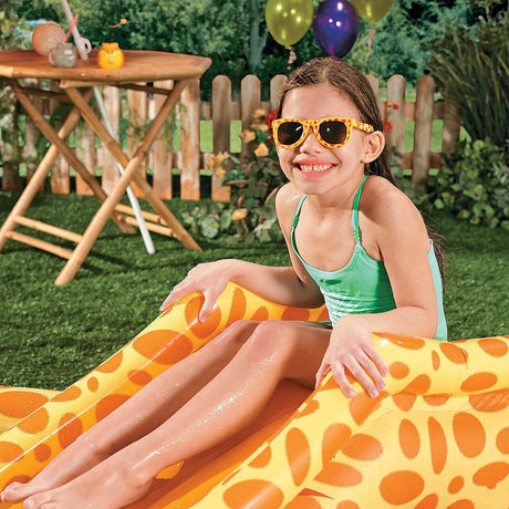 5" x 4 3/4" Kids Wild Animal Print Style Sunglasses - 12 Pc.