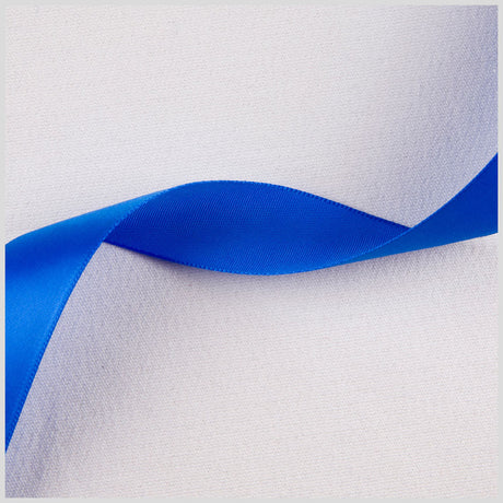 7/8" Electric Blue Single Face Satin Ribbon