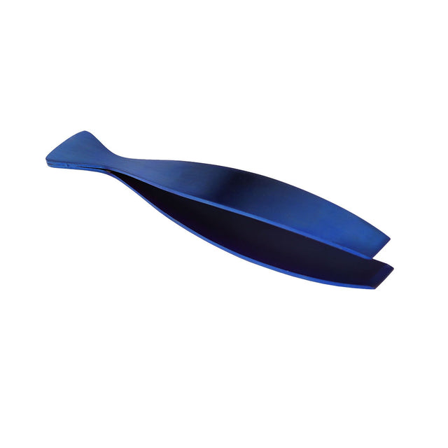 O'Creme Blue Stainless Steel Fish Tweezers, 5-1/8"