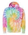 Colortone® Tie-Dyed Hooded Turtle Neck Long Sleve Sweatshirt