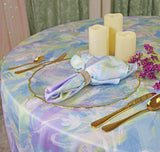 Round Scuba Tablecloth 132 Honey Suckle