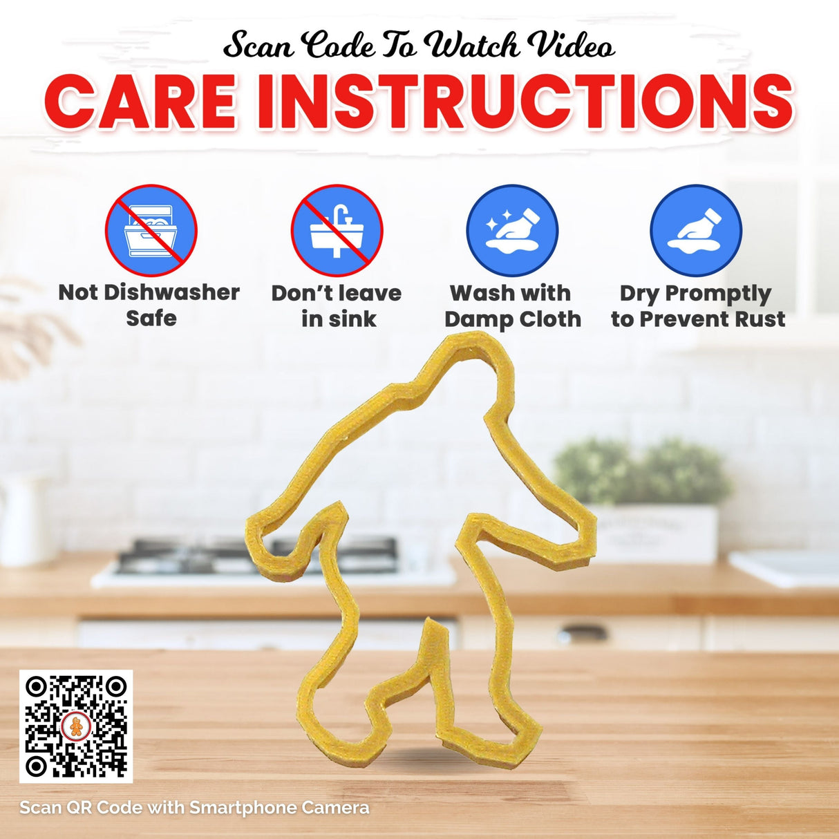 Big Foot Cookie Cutter 4 in PC0219
