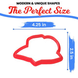 Kentucky Derby Hat Cookie Cutter 4.25 in PC0377