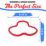 Wide Brimmed Kentucky Derby Hat Cookie Cutter 4.25 in PC0376