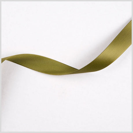 7/8" Olive Single Face Satin Ribbon
