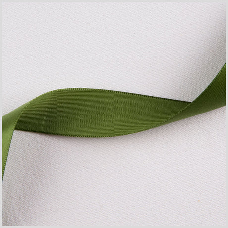 7/8" Moss Green Single Face Satin Ribbon