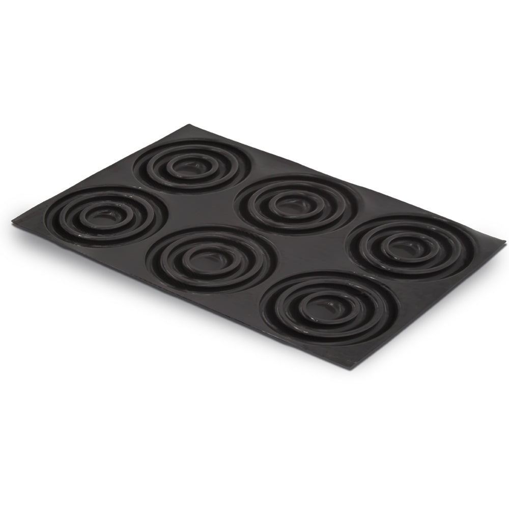 Demarle Flexipan Origine Two Ring Decor and Insert, 7.78 oz, 6 Cavities