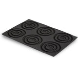 Demarle Flexipan Origine Two Ring Decor and Insert, 7.78 oz, 6 Cavities