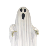 Shaking Ghost Halloween Decoration with Light and Sound, 5 Ft