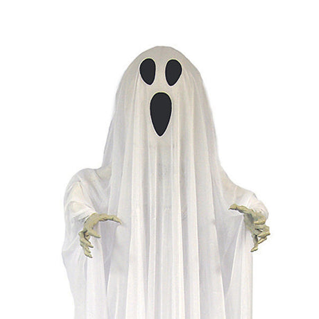 Shaking Ghost Halloween Decoration with Light and Sound, 5 Ft