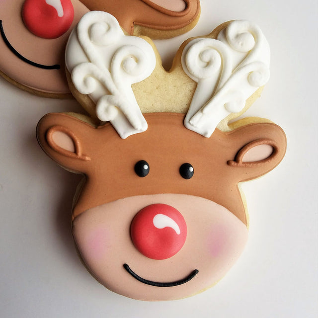 Ann Clark Reindeer Head Cookie Cutter, 3-3/4" x 3-1/2"