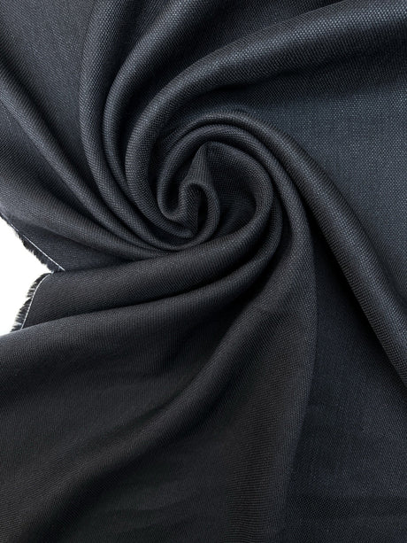 Viscose Suit Fabric Blue Black