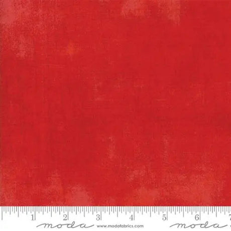 Cotton Fat Quarter Red Scarlet Moda Grunge 18 x 22