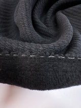 Wool Blend Tweed Black