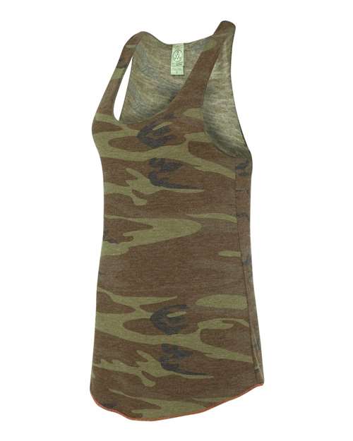 Women's Printed Meegs Eco-Jersey Racerback Tank