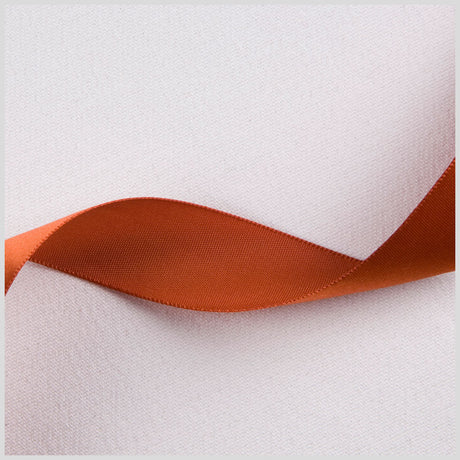 7/8" Rust Single Face Satin Ribbon