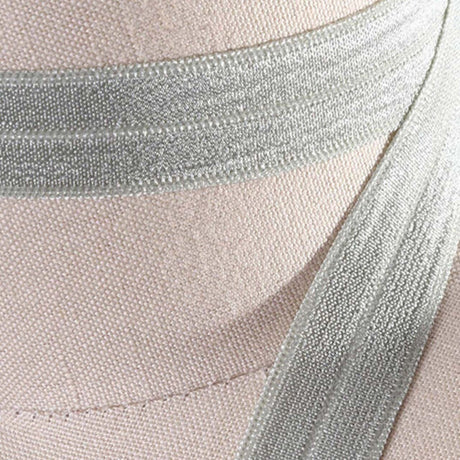 3 Yards Sage Green Fold Over Elastic Trim 5/8" Soft Olive Bias Stretch
