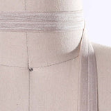 3 Yards Beige Stretch Bias Fold Over Elastic 5/8"