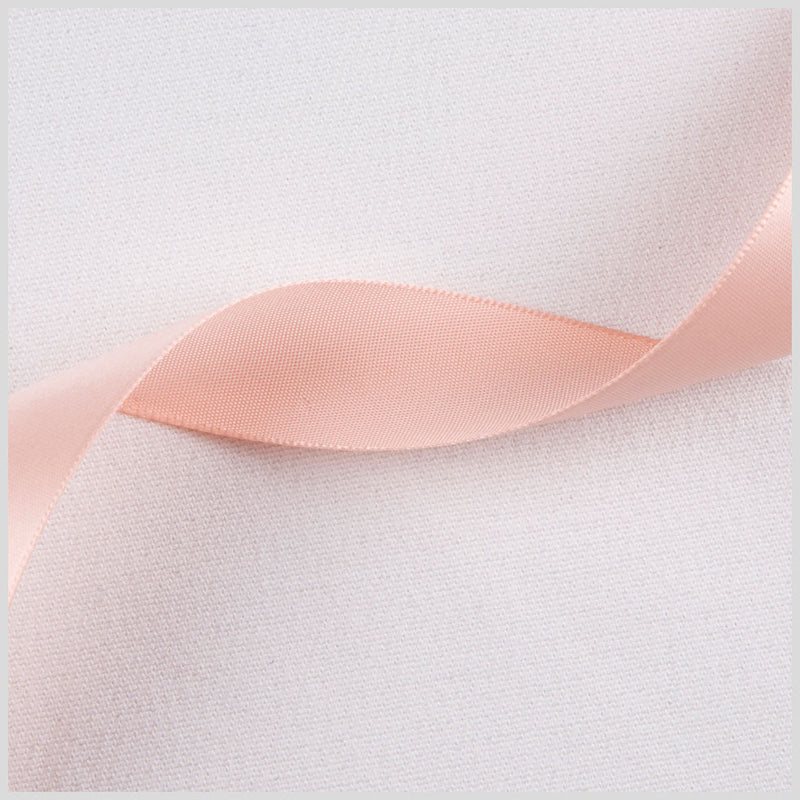 7/8" Light Coral Single Face Satin Ribbon