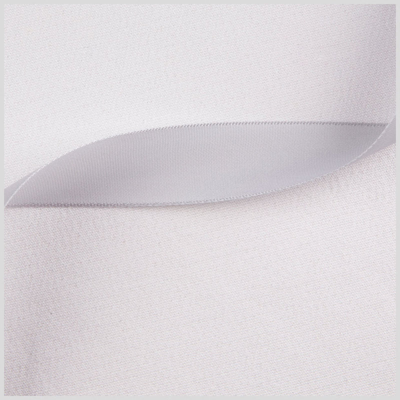 7/8" Millennium Silver Single Face Satin Ribbon