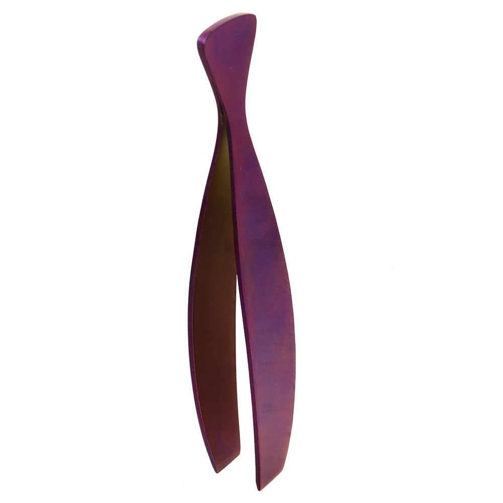 O'Creme Purple Stainless Steel Fish Tweezers, 5-1/8"