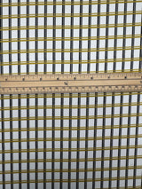 Viscose Sateen Checked White Multicolour