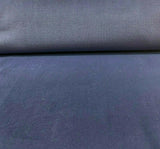 Princess Cotton Velour Cotton Fabric - Navy Blue, Velvet FR, 54" Width (1 Yard)