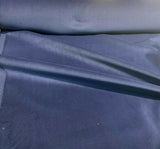 Princess Cotton Velour Cotton Fabric - Navy Blue, Velvet FR, 54" Width (1 Yard)