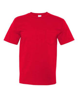 Bayside Unisex USA-Made Midweight Pocket T-Shirt