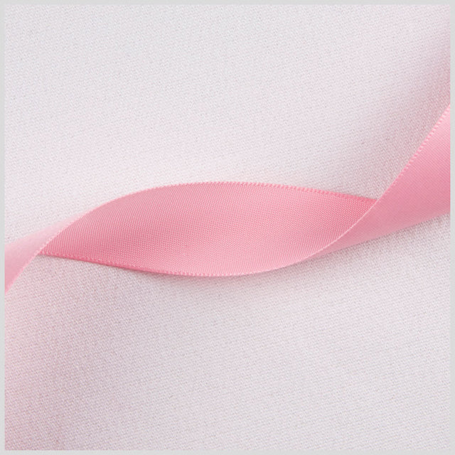 1/2" Swiss Pink Single Face Satin Ribbon