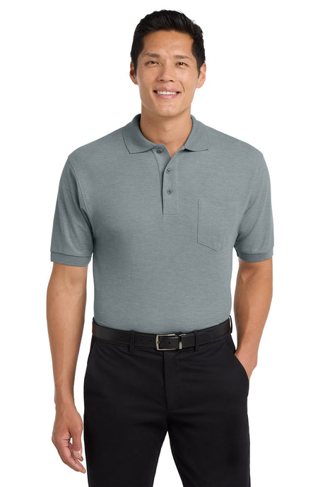 Port Authority® Silk Touch Polo with Pocket