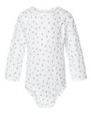 RADYAN® Infant Fine Jersey Long Sleeve Bodysuit Soft Cotton Fabric with Comfortable Snap Closure