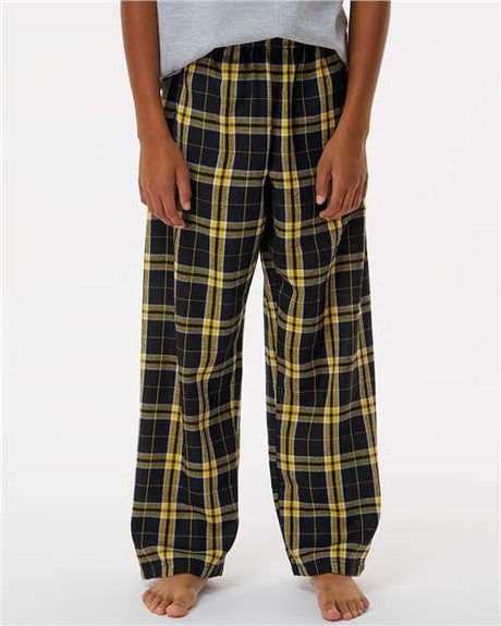 Boxercraft® Youth Flannel Pants Soft Brushed Cotton, Elastic Waist & Relaxed Fit