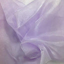 1 Yarda de Tela Organza Transparente con Brillo Cristalino 60 Pulgadas de Ancho para Vestidos y Decoración 100% Poliéster