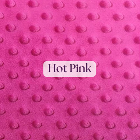 1 Yard Ultra Soft Minky Dot Fleece Plush Fabric 100 Percent Polyester for Crafts 60 Inch Width