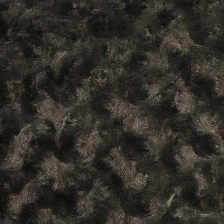 1 Yard Rosebud Minky Fabric 100% Polyester Plush Textured Soft Material for Blankets 60 Inch Width