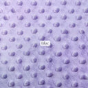 Tela de felpa ultra suave Minky Dot de 1 yarda, 100% poliéster para manualidades, 60 pulgadas de ancho