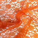 1 Yarda de Tela de Encaje Raschel Floral Francés 100% Poliéster para Vestidos 60 Pulgadas de Ancho