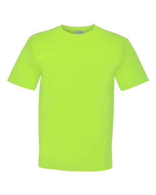 USA-Made Midweight Pocket Crewneck Half Sleeve T-Shirt