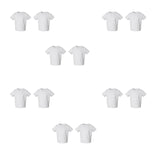 RADYAN® Toddler Cotton Jersey Crew Neck Short Sleeve Tee - 3301T