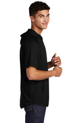 Sport-Tek® Tri-Blend Wicking Short Sleeve Hoodie
