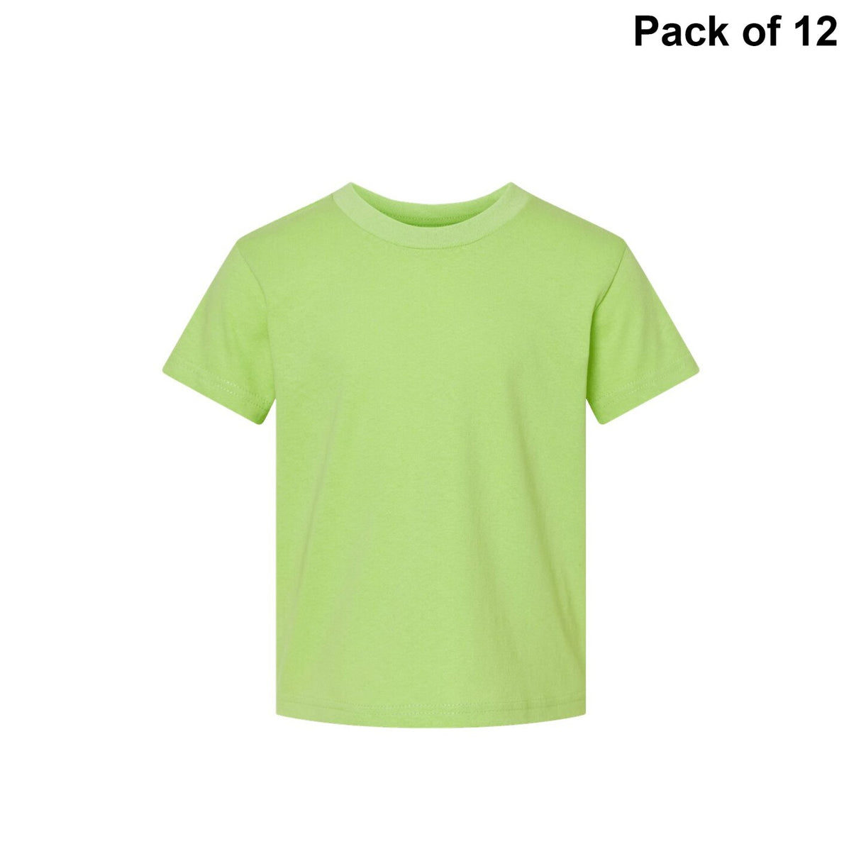 RADYAN® Youth 100% Cotton Jersey Crewneck Short Sleeve T-Shirt - 3301J