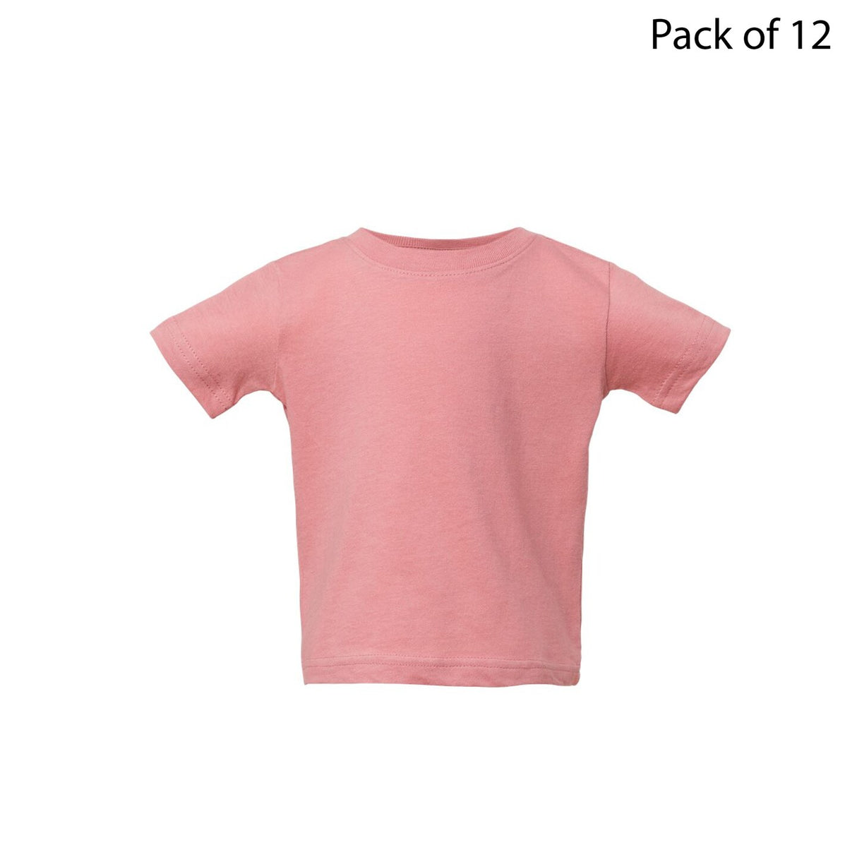 RADYAN® Infant Short Sleeve Crew Neck Fine Jersey Tee