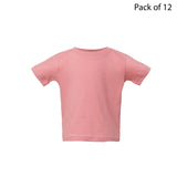 RADYAN® Infant Short Sleeve Crew Neck Fine Jersey Tee