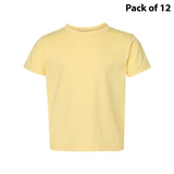 RADYAN® Toddler Fine Jersey Crewneck Short Sleeve Tee - 3321