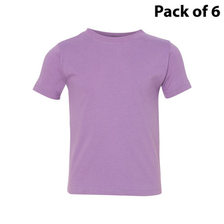 RADYAN® Toddler Fine Jersey Crewneck Short Sleeve Tee - 3321