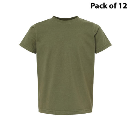 RADYAN® Toddler Fine Jersey Crewneck Short Sleeve Tee - 3321